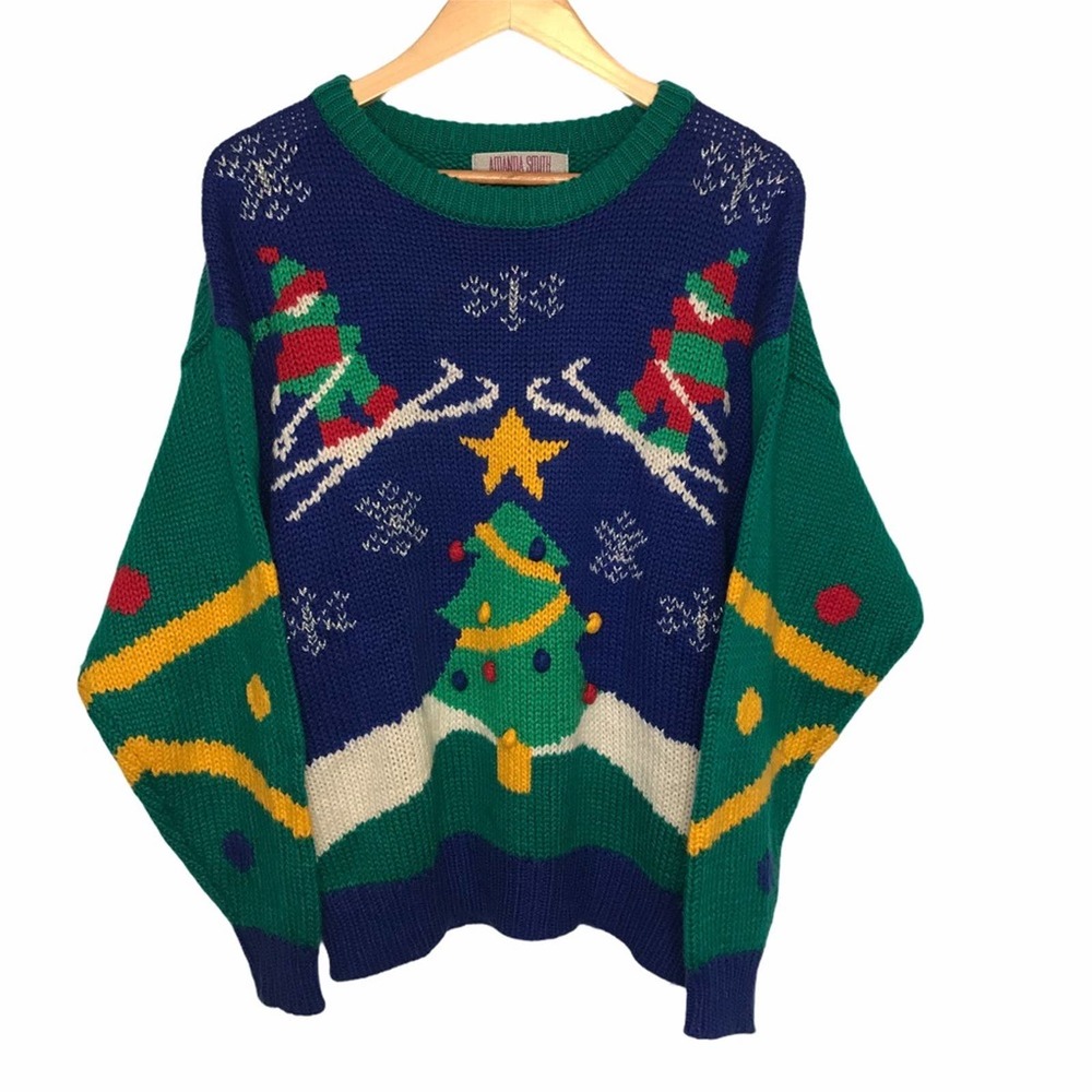 Vintage Amanda Smith Christmas Tree Sweater